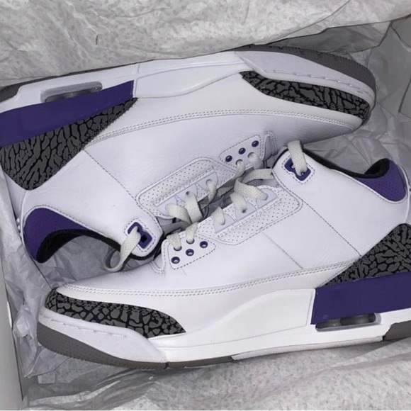 Jordan Retro 3 Iris - Picture 4 of 6